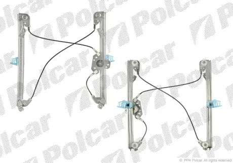 Склопідіймач передн. лівий (без електродвигун) Renault Megane II/Scenic II POLCAR 6012PSG1