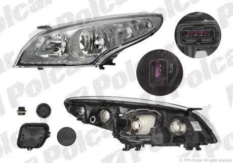 Фара основная POLCAR 601409-E