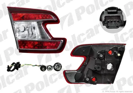 Фонарь задний POLCAR 6014874V