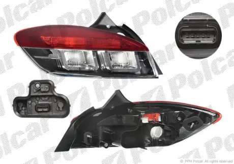 Фонарь задний POLCAR 6014882V