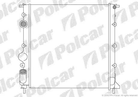 Радиаторы охлаждения POLCAR 601508-2