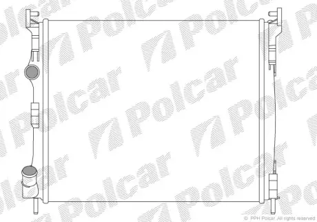 Радиаторы охлаждения POLCAR 601608A3