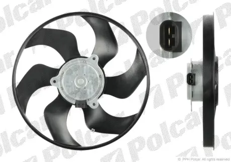 Вентилятор без кожуха POLCAR 601623U1