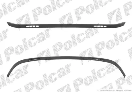 Спойлер бампера переднего POLCAR 601625