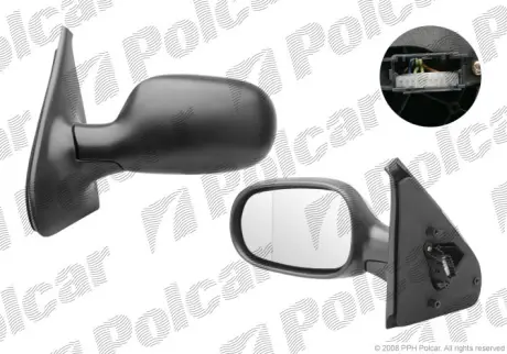 Зеркало внешнее POLCAR 6016514E