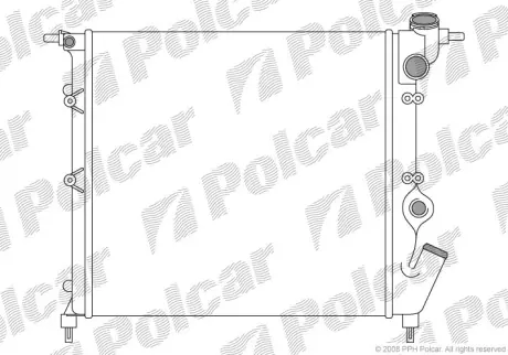 Радиаторы охлаждения POLCAR 601908A2