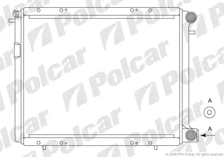 Радиаторы охлаждения POLCAR 601908A3