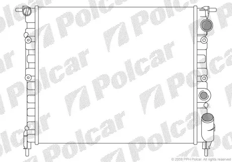 Радиаторы охлаждения POLCAR 602108A1