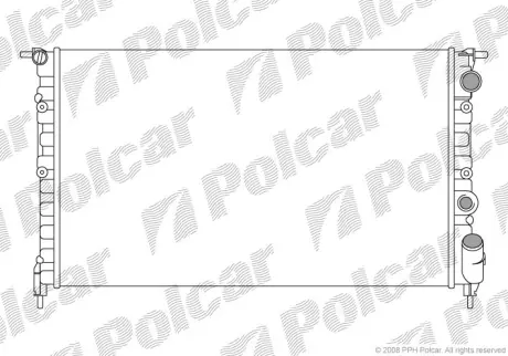 Радиаторы охлаждения POLCAR 602108A4