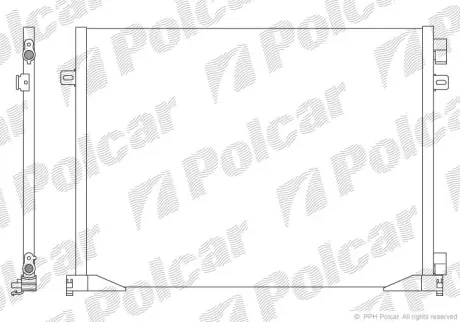 Радиаторы кондиционера POLCAR 6027K8C3S