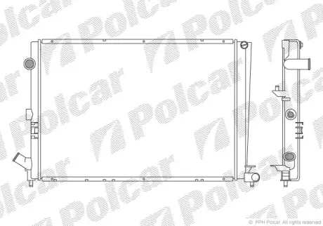Радиаторы охлаждения POLCAR 603208A2