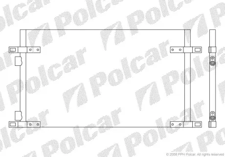 Радиаторы кондиционера POLCAR 6032K8C2S