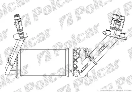 Радиаторы обогрева POLCAR 6032N8-3