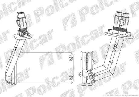 Радиаторы обогрева POLCAR 6032N8-4