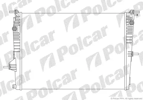 Радиаторы охлаждения POLCAR 6035081X