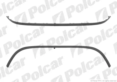 Спойлер бампера переднего POLCAR 603525