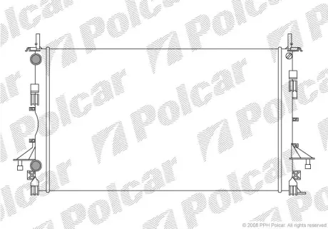 Радиаторы охлаждения POLCAR 603708A2
