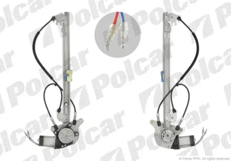 Стеклоподъемник электрический с мотором POLCAR 6037PSE7