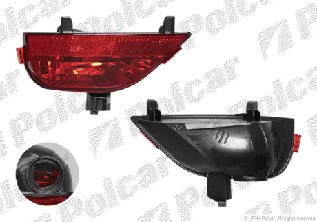 Заглушка задней п/туманной фары POLCAR 603998-E