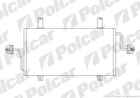 Радиаторы кондиционера POLCAR 6041K8C1