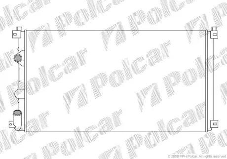 Радиаторы охлаждения POLCAR 604208A3
