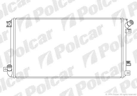 Радиаторы охлаждения POLCAR 6043081X