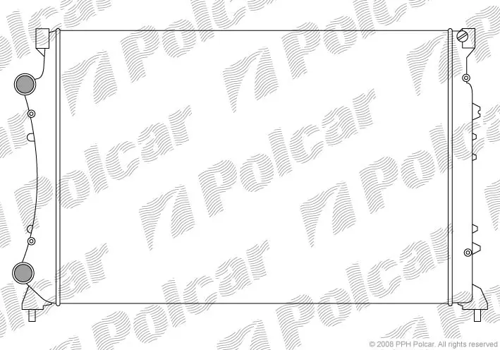 Радиаторы охлаждения POLCAR 6050083X (фото 1)