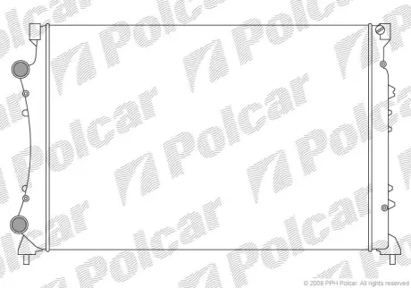Радиаторы охлаждения POLCAR 6050083X