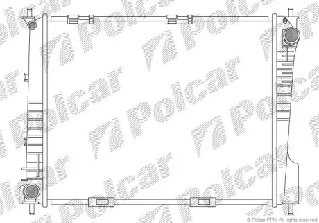 Радиаторы охлаждения POLCAR 605508-2