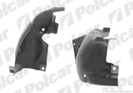 Подкрылок POLCAR 6055FL1X