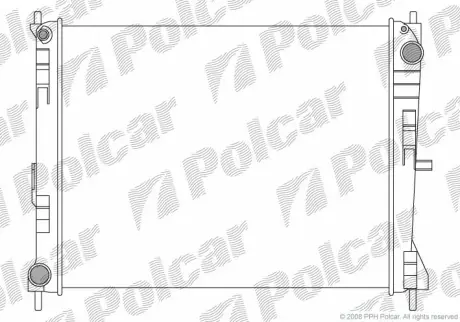Радиаторы охлаждения POLCAR 605608-1