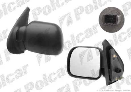 Зеркало внешнее POLCAR 6060514E