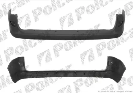 Бампер задний POLCAR 606096