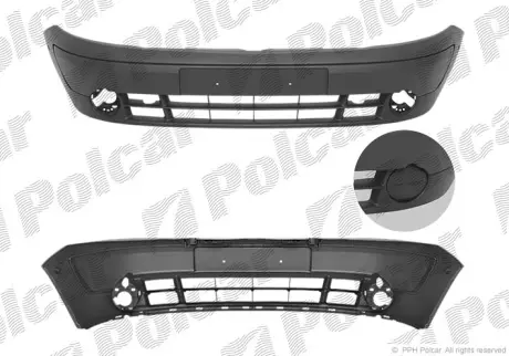 Бампер передний POLCAR 606107-4
