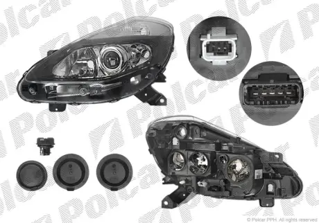 Фара основная POLCAR 6064097E