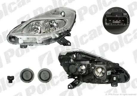 Фара основная POLCAR 606409-E