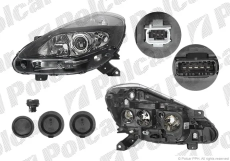 Фара основная POLCAR 6064107E
