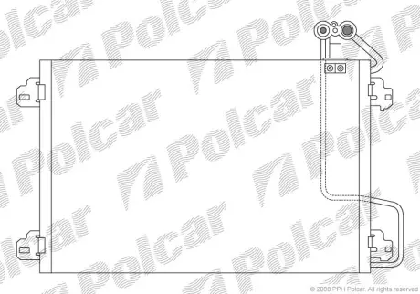 Радиаторы кондиционера POLCAR 6070K8C1S