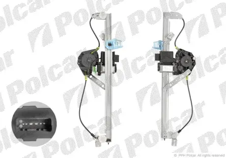 Стеклоподъемник электрический с мотором POLCAR 6071PSE2