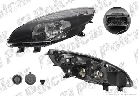 Фара основная POLCAR 607310-V