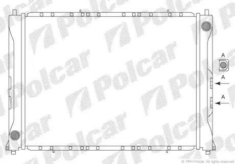 Радиаторы охлаждения POLCAR 631908-2