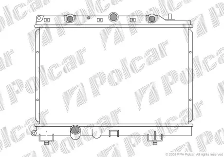 Радиаторы охлаждения POLCAR 632008-2