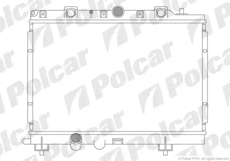 Радиаторы охлаждения POLCAR 632508-2