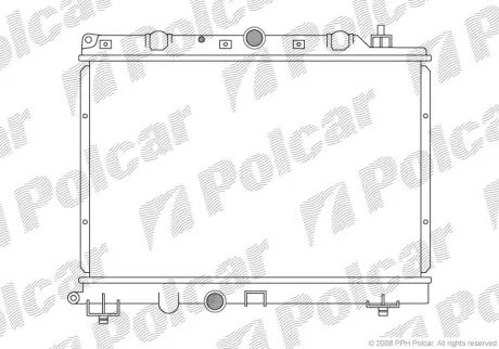 Радиаторы охлаждения POLCAR 634008-2