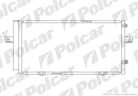 Радиаторы кондиционера POLCAR 6375K8C1