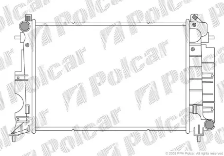 Радиаторы охлаждения POLCAR 652008-7