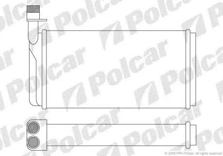 Радиаторы обогрева POLCAR 6521N8-2