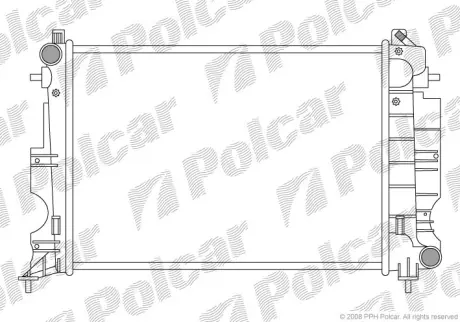 Радиаторы охлаждения POLCAR 652208-2