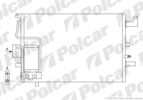 Радиаторы кондиционера POLCAR 6522K8C1