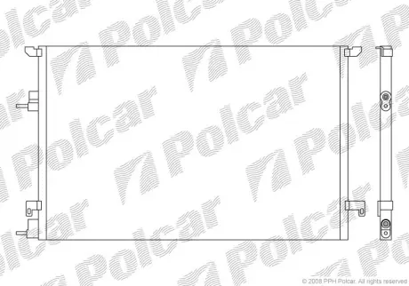 Радиаторы кондиционера POLCAR 6522K8C3